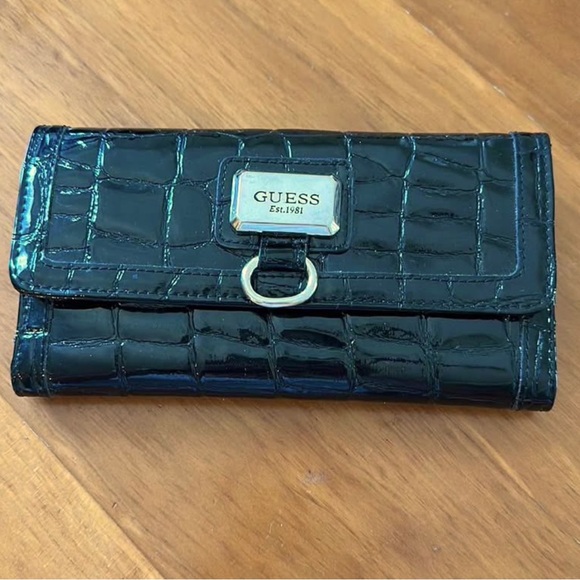 NEW Wallet GUESS Fascination black-Vintage - Picture 1 of 8